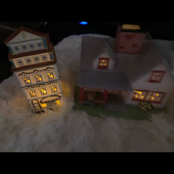 Set of 4 Vintage Retired PARTYLITE Buildings NIB - Picture 13 of 14